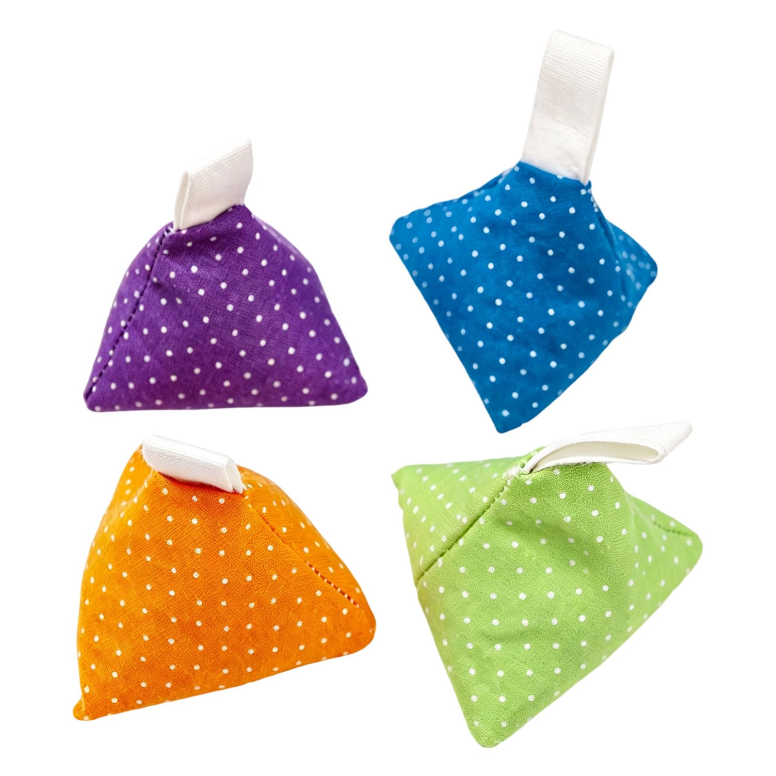 Zeiwohndc Of 4 Sewing Weights in Fun Dot Pattern for Textile Art Tailoring Projects Trilateral Sewing Clamps Quilting Equipment Fabric Weights Pressers Equipment