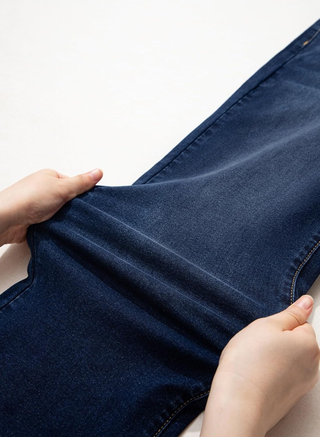 Sidefeel Women's Wide Leg Jeans High Waisted Straight Leg Stretchy Denim Pants with Pockets - Image 7