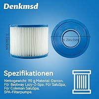 Denkmsd VI Medence Szűrőbetét Spa Pumpához 4 db Csomag 6
