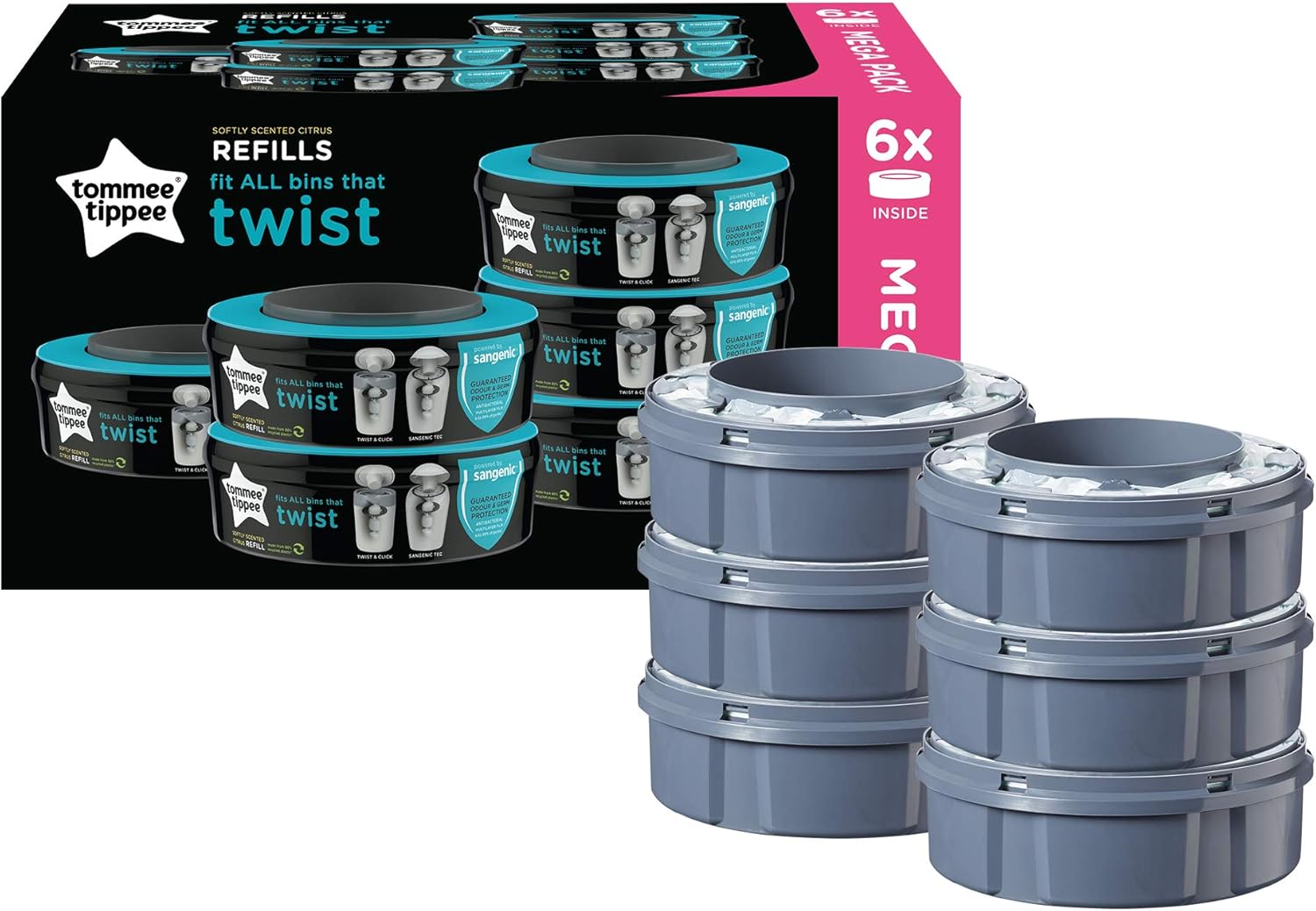 mangia odori per secchio per pannolini