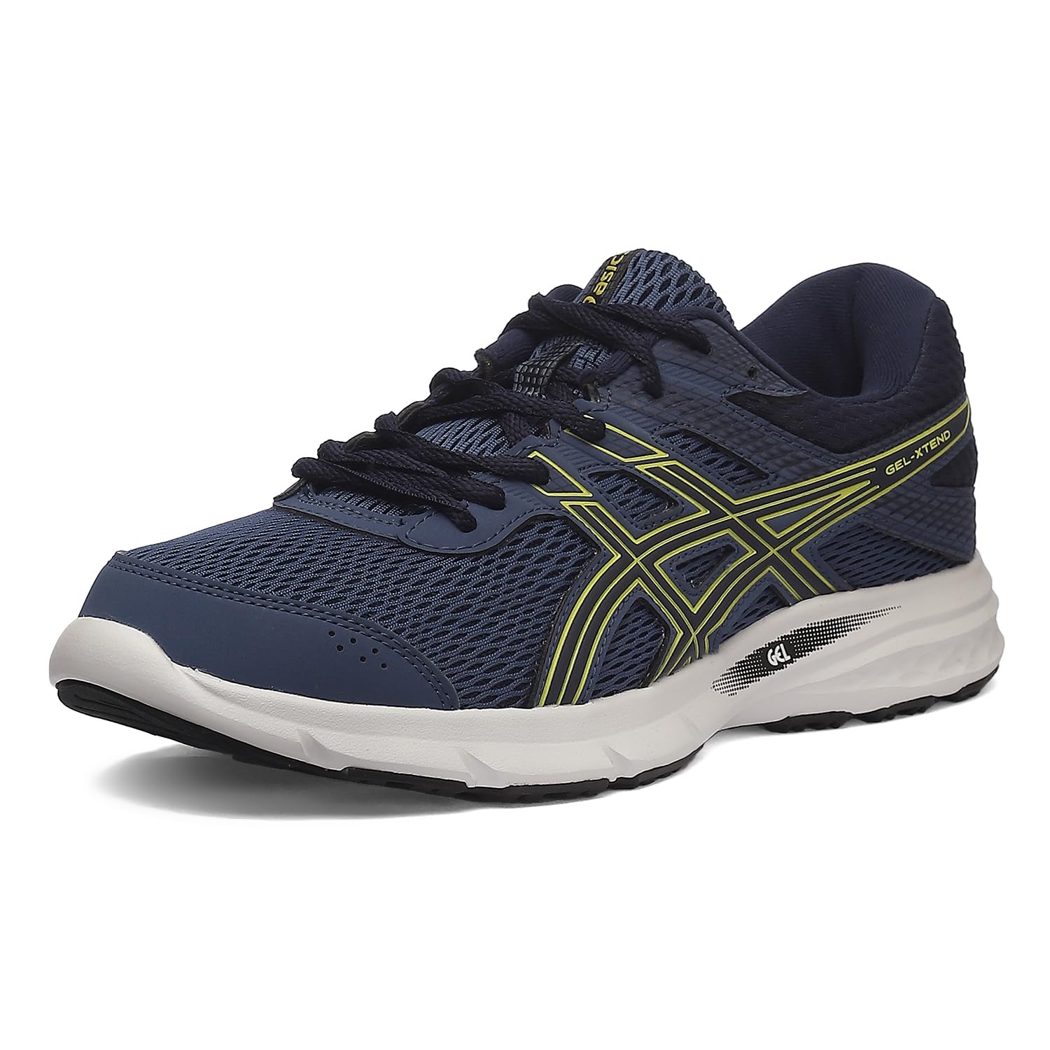 ASICS Mens Gel - XTEND Grand Shark/Vibrant Yellow Running Shoe - 8 UK (1011B785.400) (B0BQ3HR763) Amazon Price History, Amazon Price Tracker