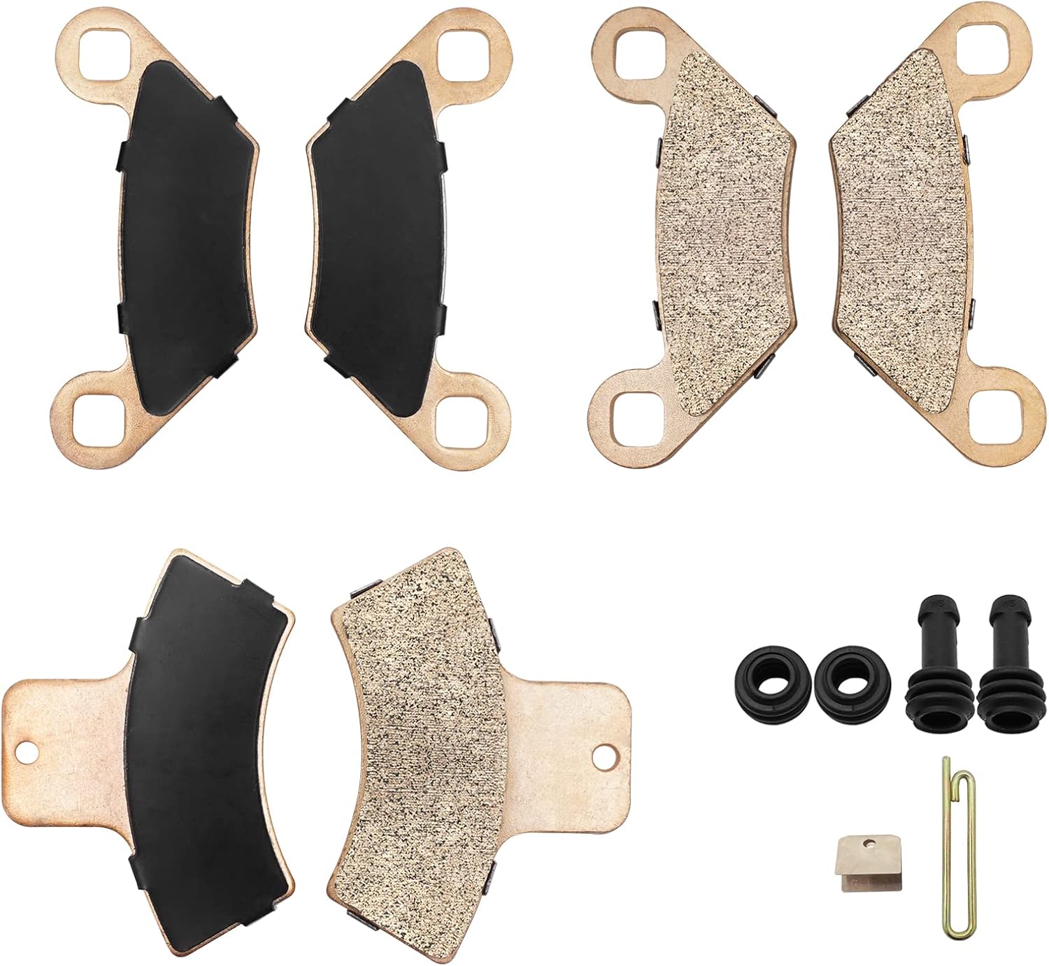 Front Rear Brake Pads Sintered for Polaris Sportsman 335 400 500 Magnum 325 500 Trail Boss 325 330 Trail Blazer 250 400 Scrambler 400 500 Xplorer 250 400 Xpedition 325 425