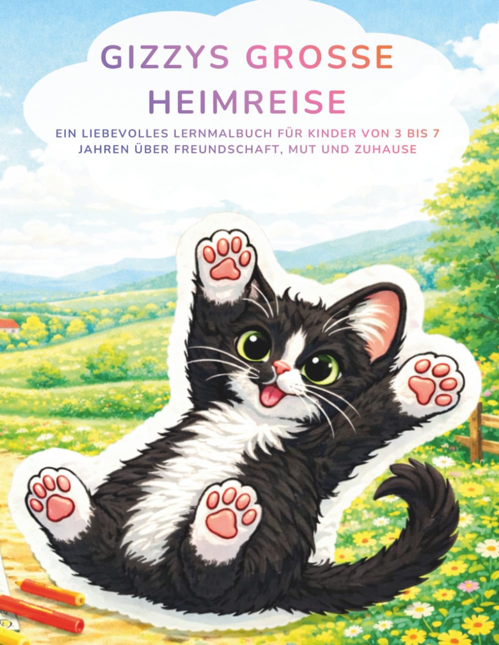 Gizzys große Heimreise: Ein liebevolles Lernmalbuch über Freundschaft, Mut und Vielfalt