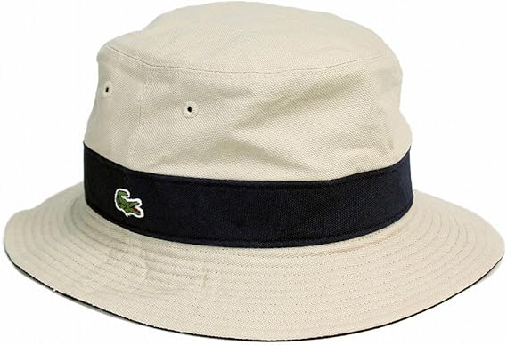 Amazon 帽子 メンズ ハット レディース サファリハット 帽子 ラコステ Lacoste リバーシブル アウトドア ぼうし ベージュ アウトドア 帽子 ヘッドウェア 通販