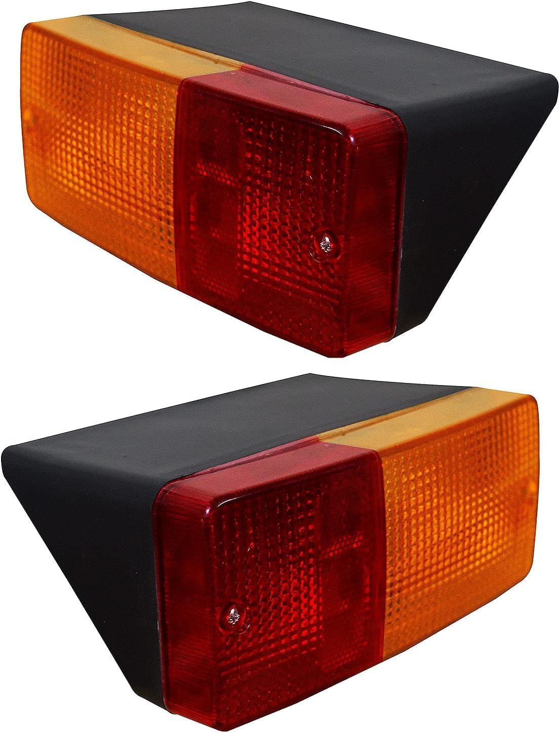 Tail Light Assembly Set 12V Bulbs 5/21W – Rear Stop Tail Turn Signal Lamp for Ford New Holland TL TS Series & David Brown 880 885 990 995 996 Tractor Combination Rear Light – 184x119x69mm