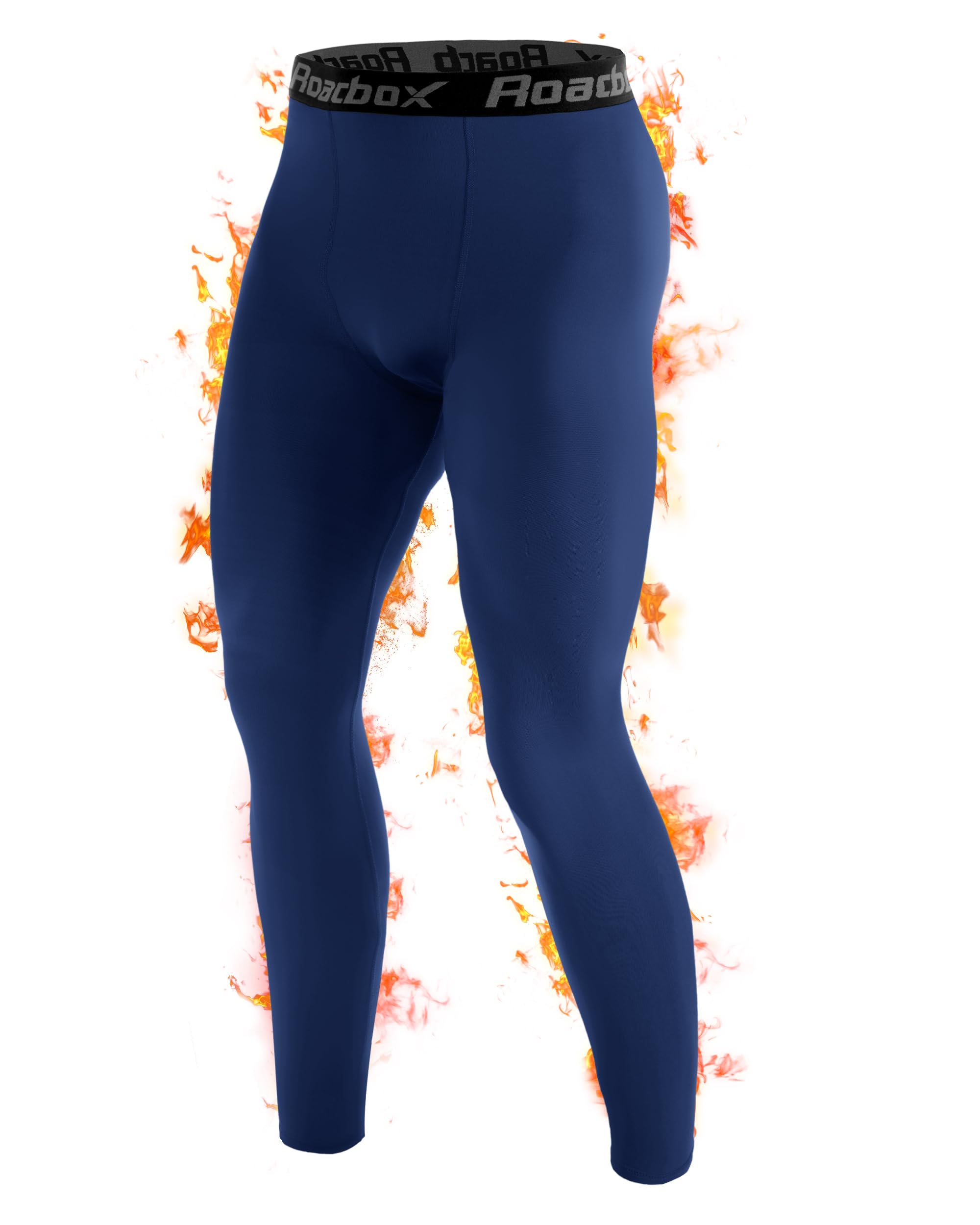Men's Thermal Compression Pants, Fleece Lined Running Tights Leggings, Athletic Ski Base Layer Bottoms Cold Weather-image-38
