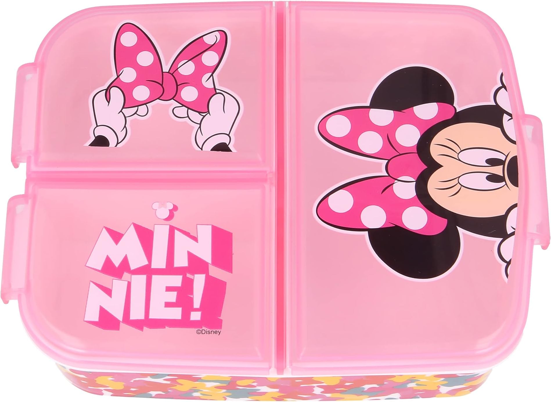 Stor UNKNOWN Minnie Mouse Lunchbox with compartments, 51120, Estándar