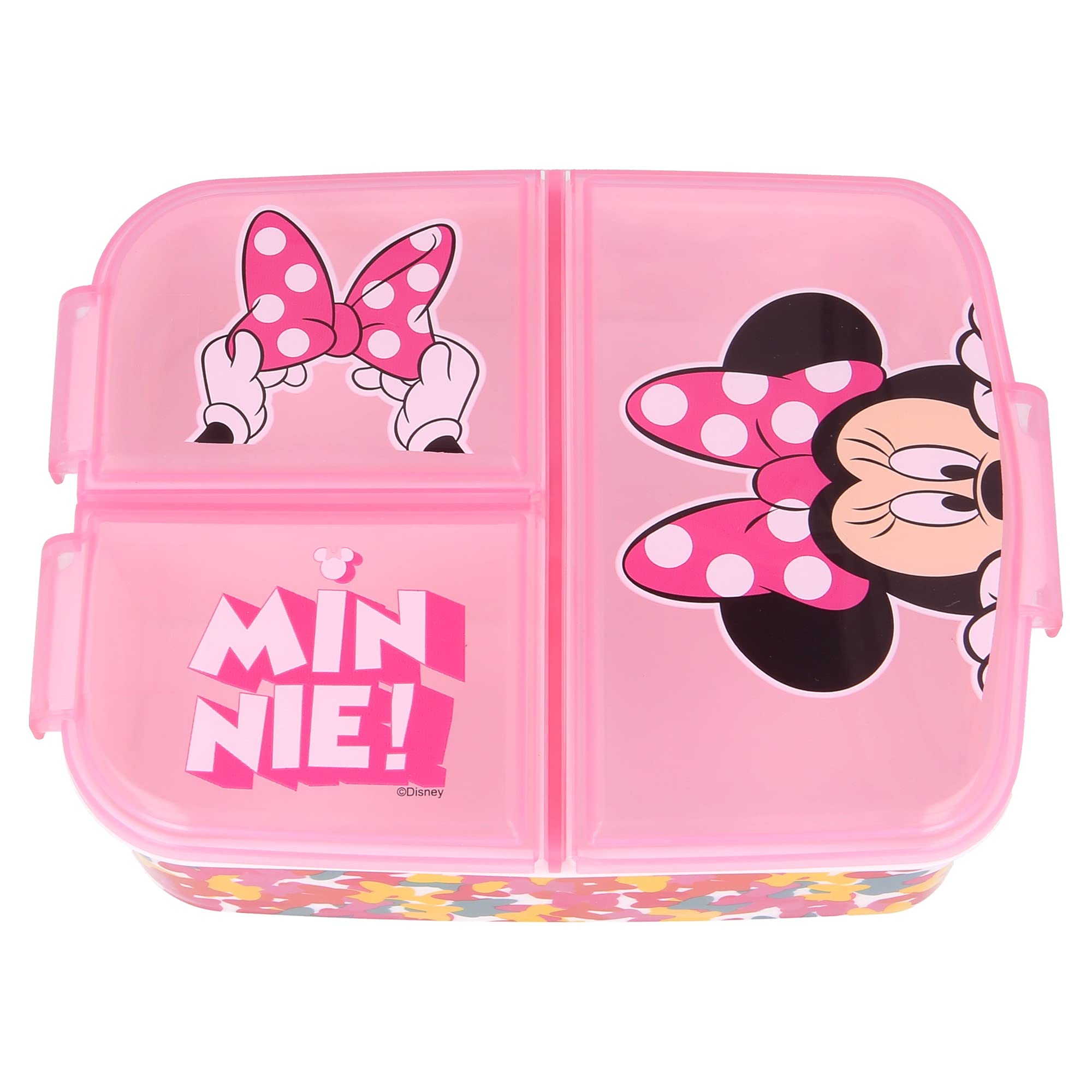 Stor UNKNOWN Minnie Mouse Lunchbox with compartments, 51120, Estándar