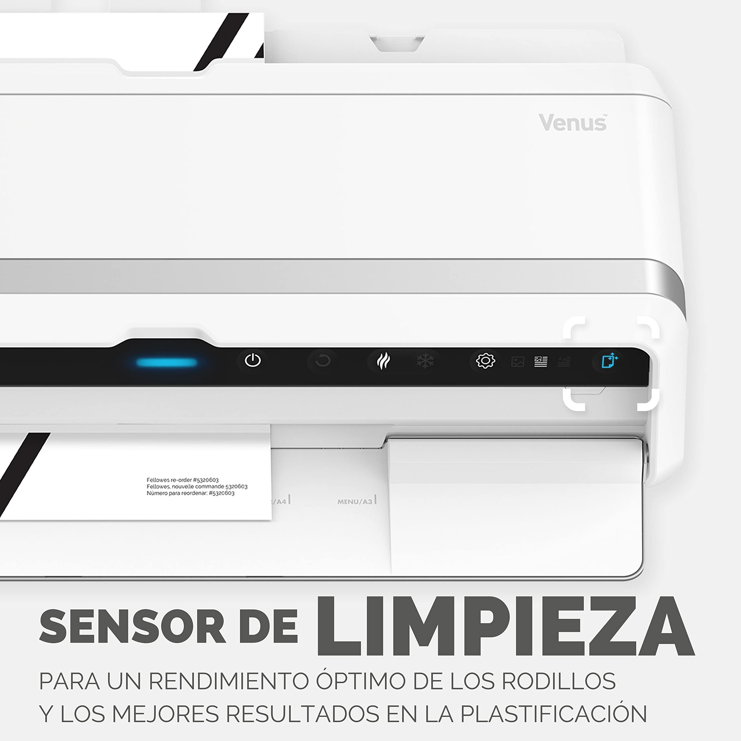 Fellowes LX Venus A3 Plastificadora documentos 250 micras uso intensivo blanco