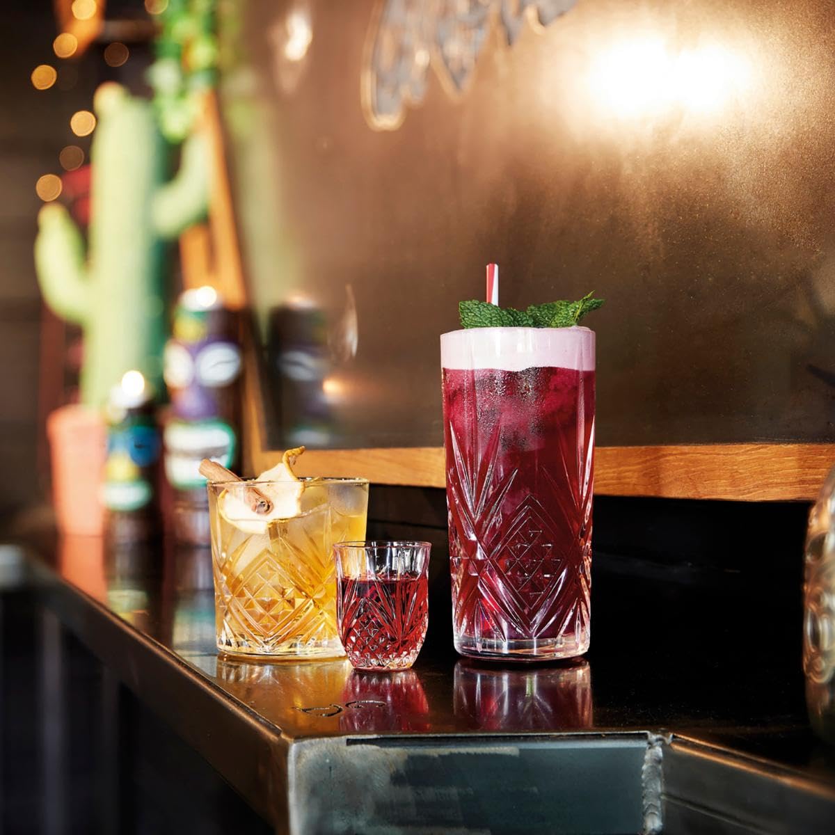 Arcoroc Arc L7255 Broadway - Bicchieri da Long Drink, 380 ml, in Vetro, Trasparente, 6 Pezzi