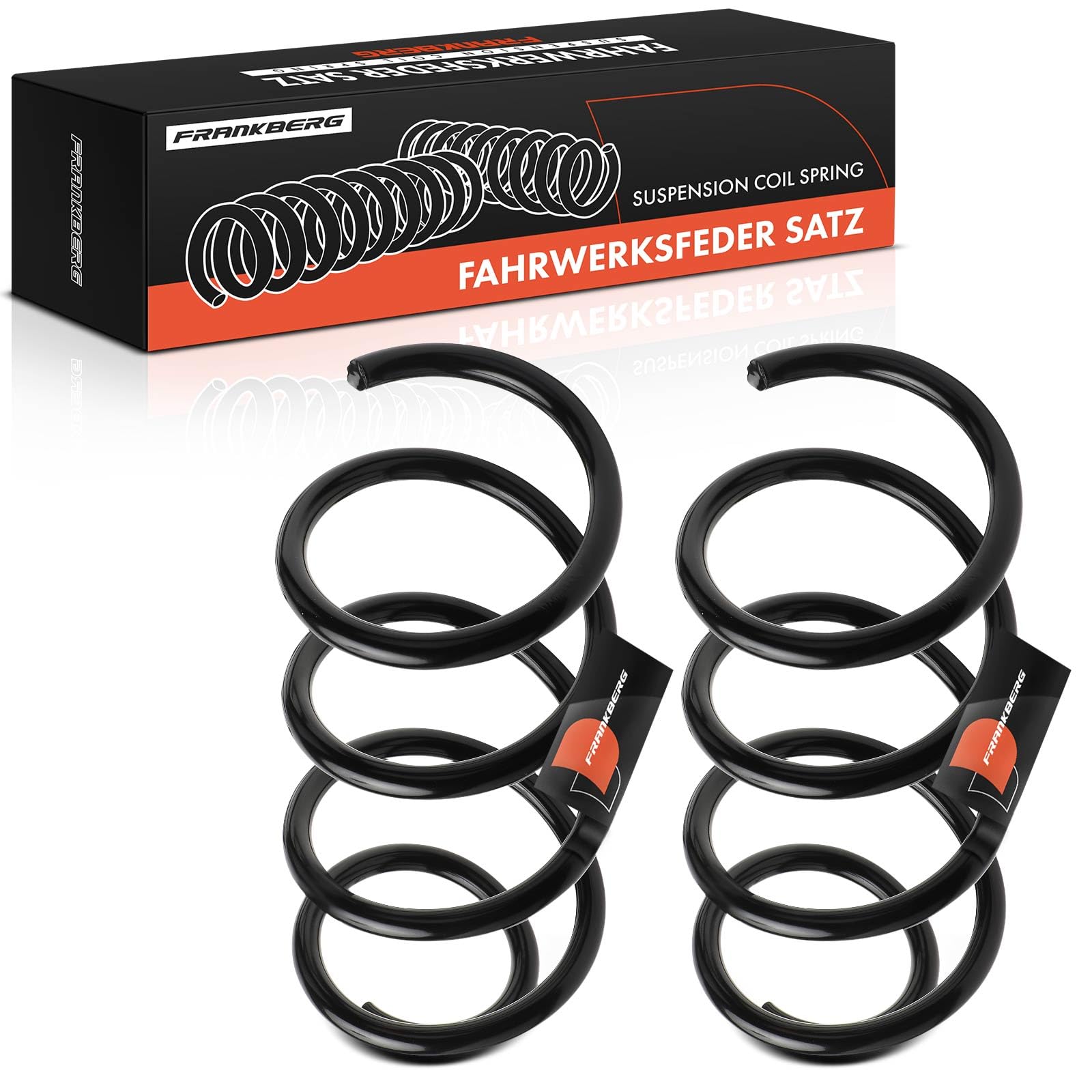 Frankberg 2x Molle di abbassamento Asse Anteriore Compatibile con M.i.n.i Countryman R60 2010-2016 Replace# 31339806798