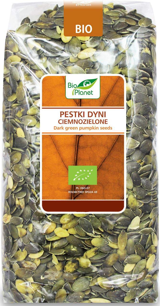 Graines de citrouille vert foncé BIO 1 kg - BIO PLANET