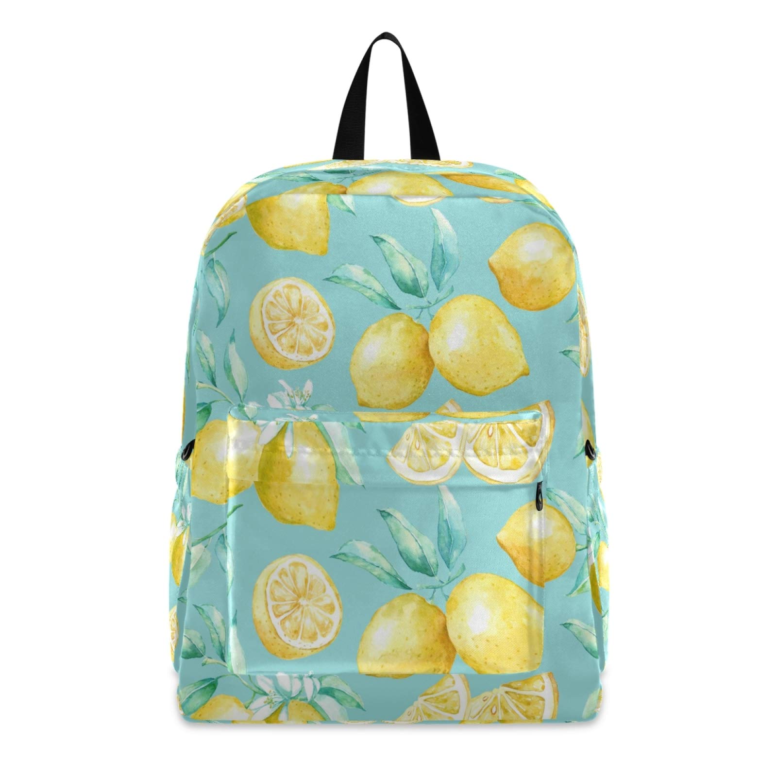 Wamika Lemon Kids Toddler Backpack Lightweight School Book Bag for Boys Girls Turquoise Preschool Backpack Mini Day Pack