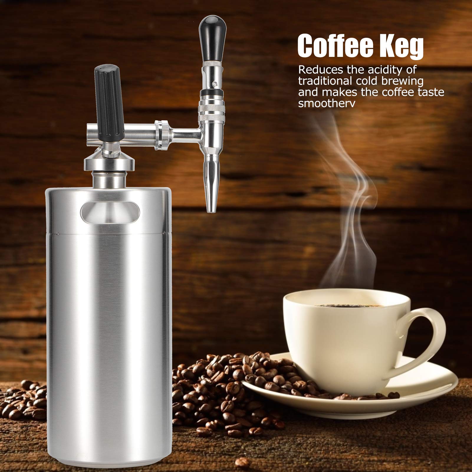 Buy Home Brew Coffee Keg, Nitro Cold Brew Coffee Maker, Nitrogen System