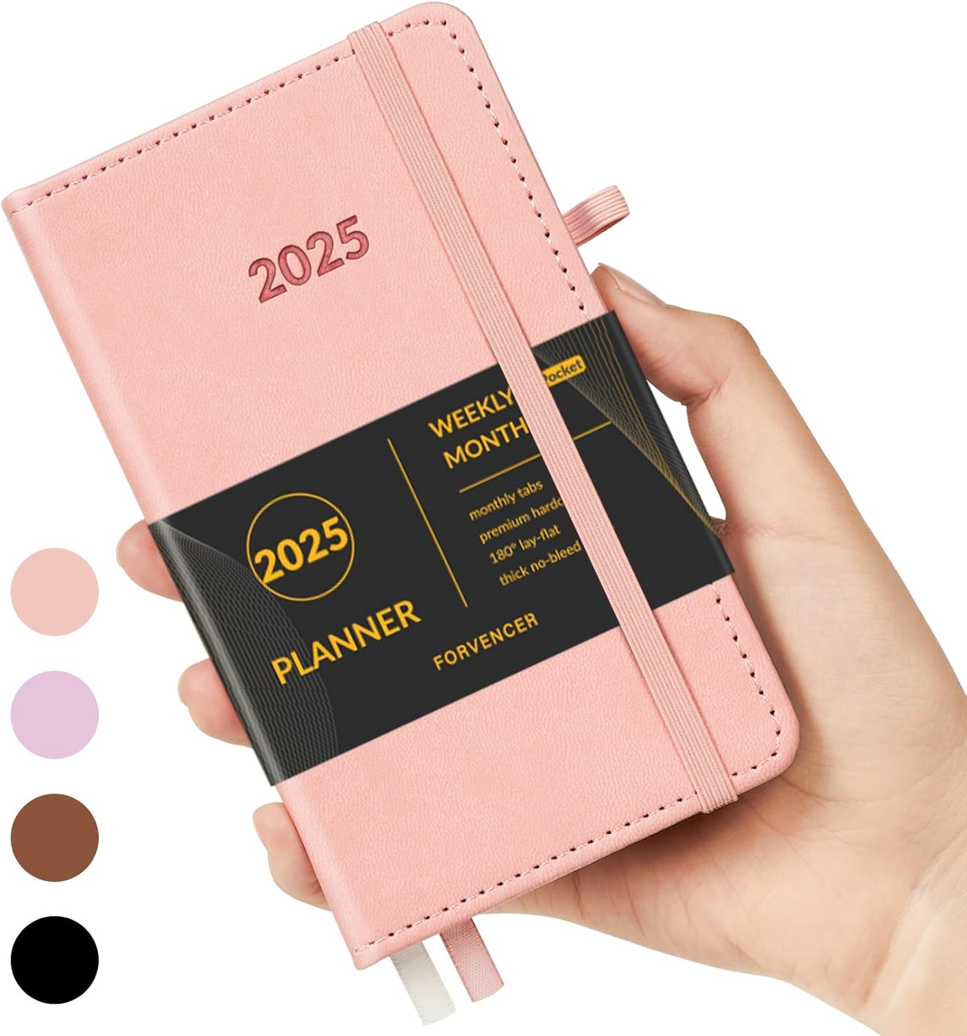 Forvencer 2025 Pocket Planner, Weekly and Monthly Planner