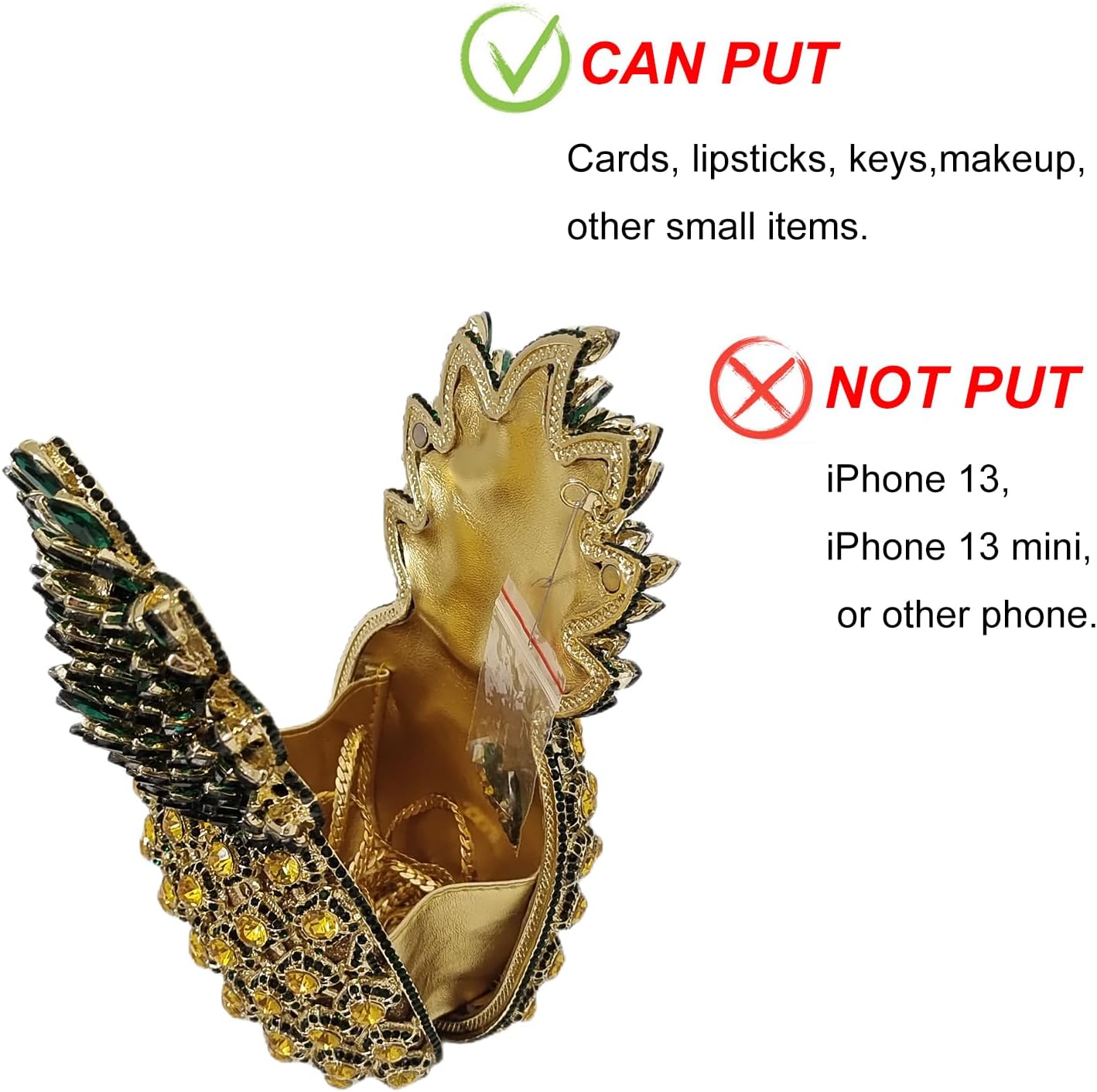 Cute Pineapple Crystal Clutches Purses Diamond Evening Bags for Women prom Party Rhinestones Handbags