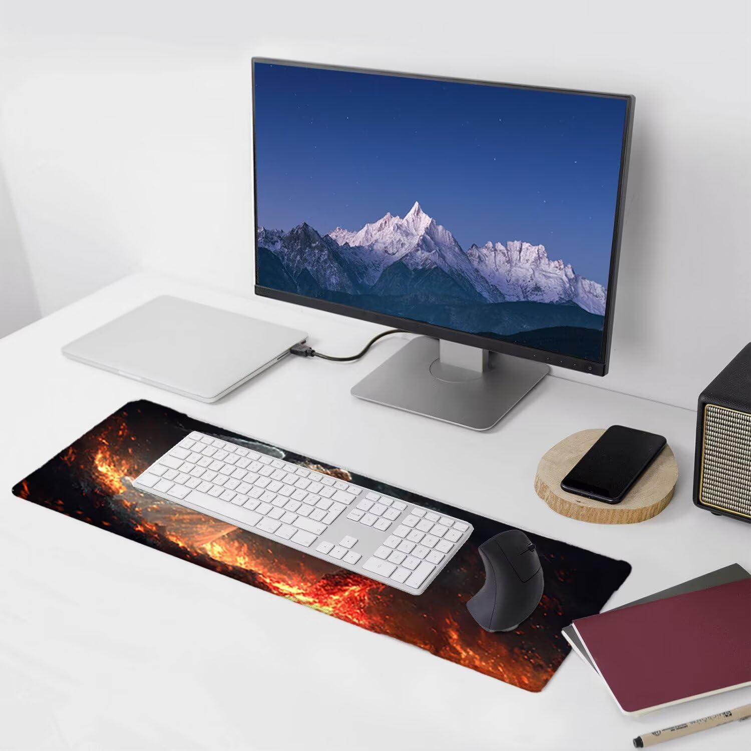 Tappetino per Mouse Gaming XXL 1600 x 800 mm – Ufficio Mousepad Grande – Migliora la Velocità e la Precisione – Tenuta Stabile – Sottomano per Ufficio e Casa Accessori Scrivania – Regalo – aereo B-179