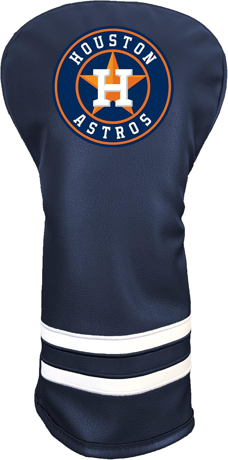 Team Golf MLB Vintage Driver Golf Club Headcover (Printed), Form Fitting Design, Retro Design with Fleece Lining for Extra Club Protection