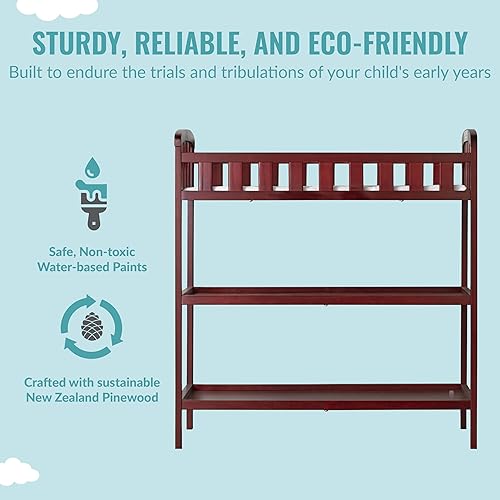 Miniatura 10 de Mesa cambiadora para bebés Dream On Me Emily Espresso