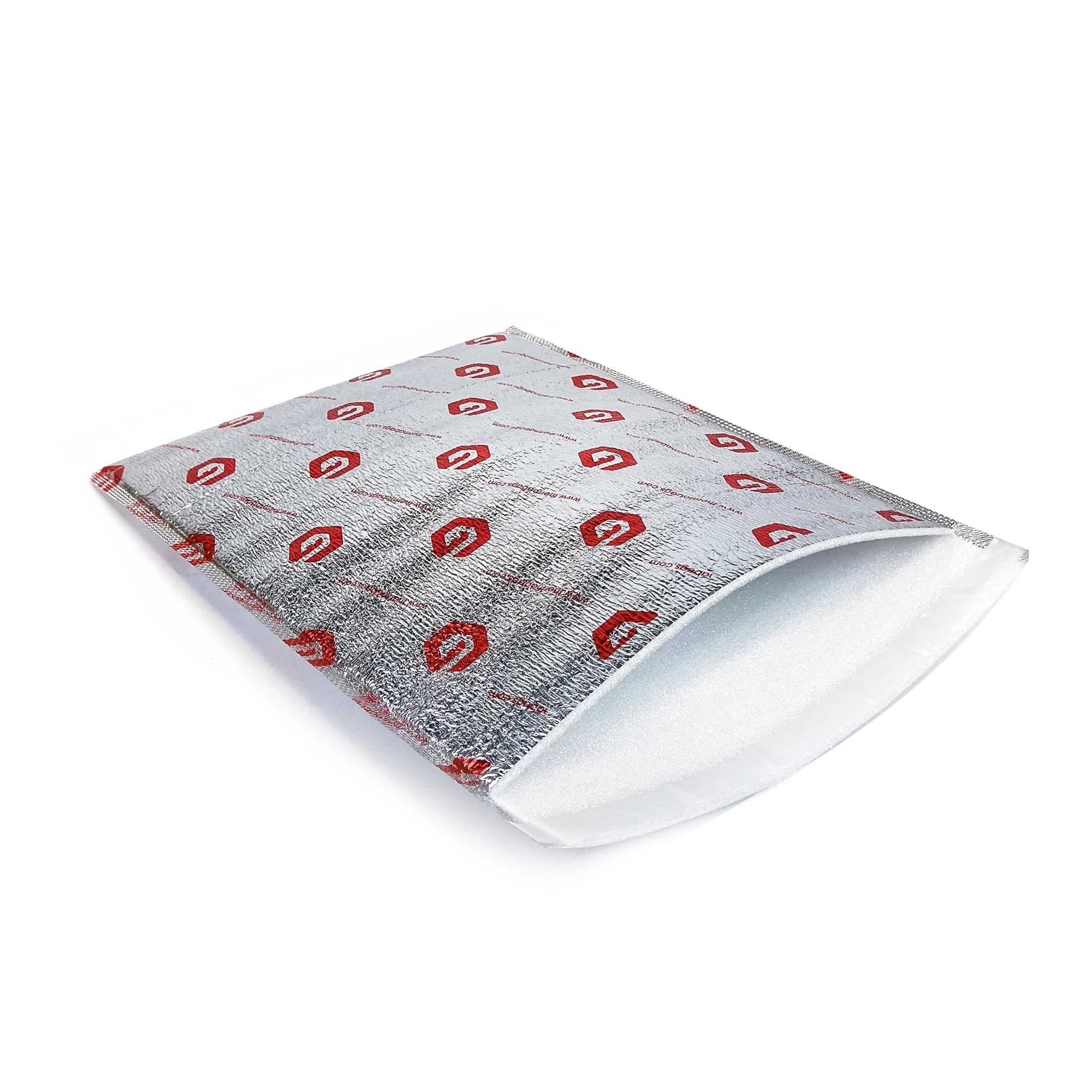 Insulated Pouches 40x33cm, Silver Food Carry Pouches, Hot & Cold Thermal Bags, Thermal Box Liners & Cooler Bags for Food Delivery