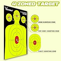 Vista 3 de Highwild Soporte de papel para objetivo de tiro al blanco - 17X25 Pulgadas - Adecuado para pistolas, rifles, armas de aire, armas de balines