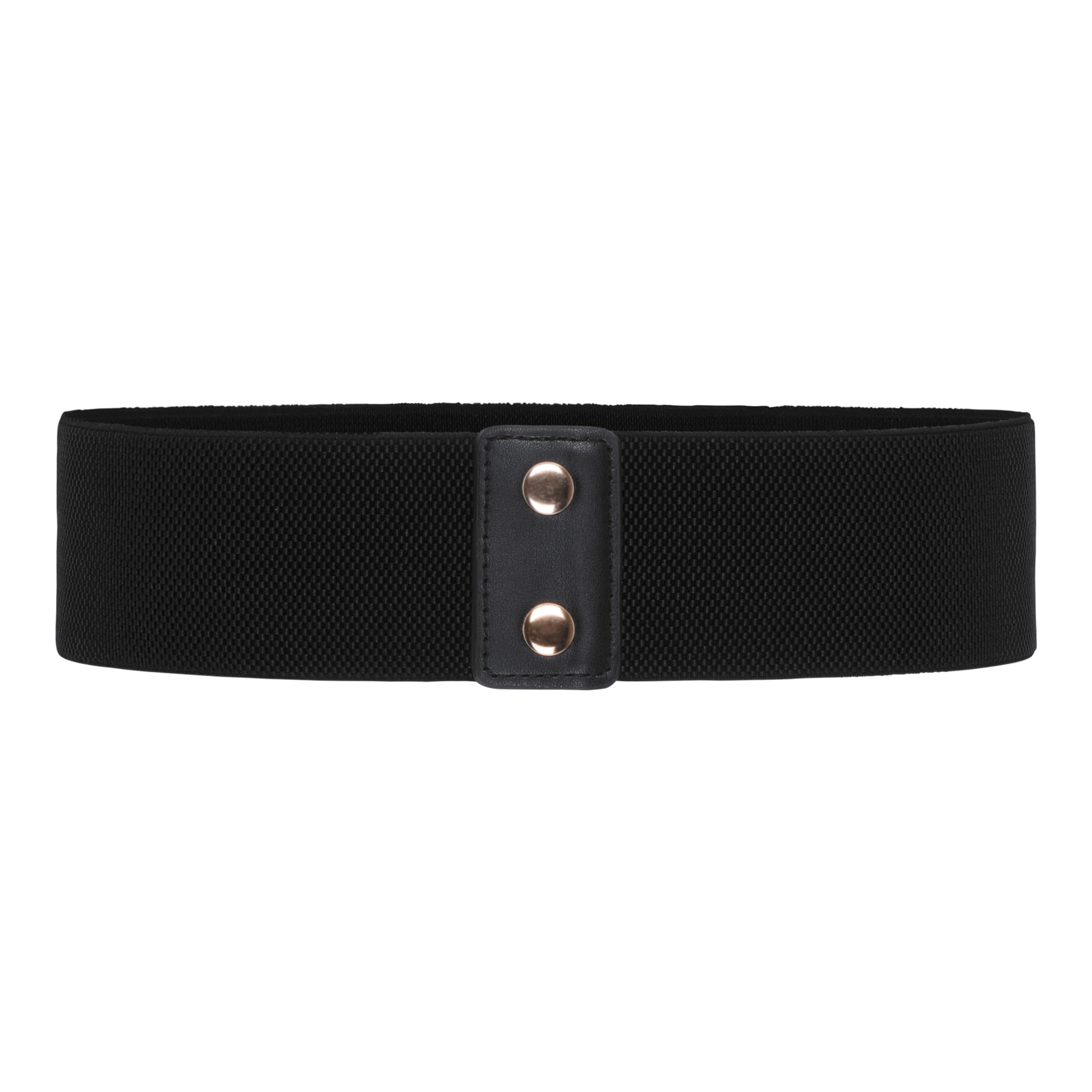 BlackButterfly 2.4 Inch Elastic Bow Waist Belt (Black, M)