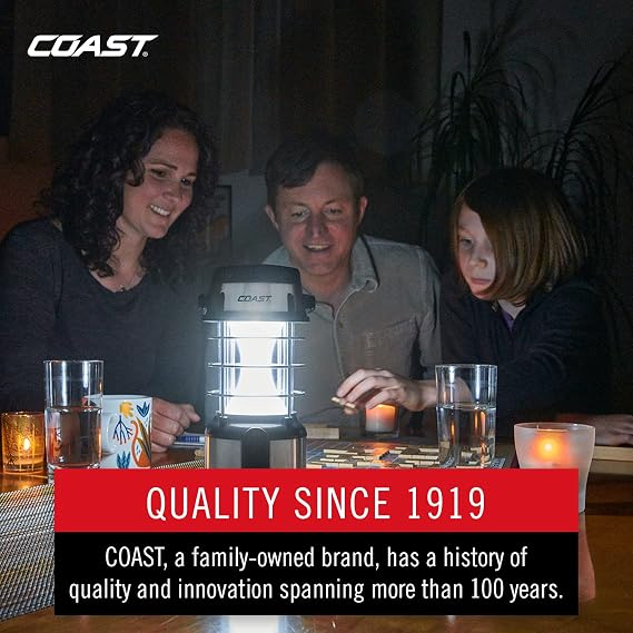 Coast 4 Pack AAA الأداء الصناعي البطاريات القلوية ، عالية الأداء
