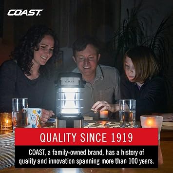 Coast 4 Pack AAA الأداء الصناعي البطاريات القلوية ، عالية الأداء