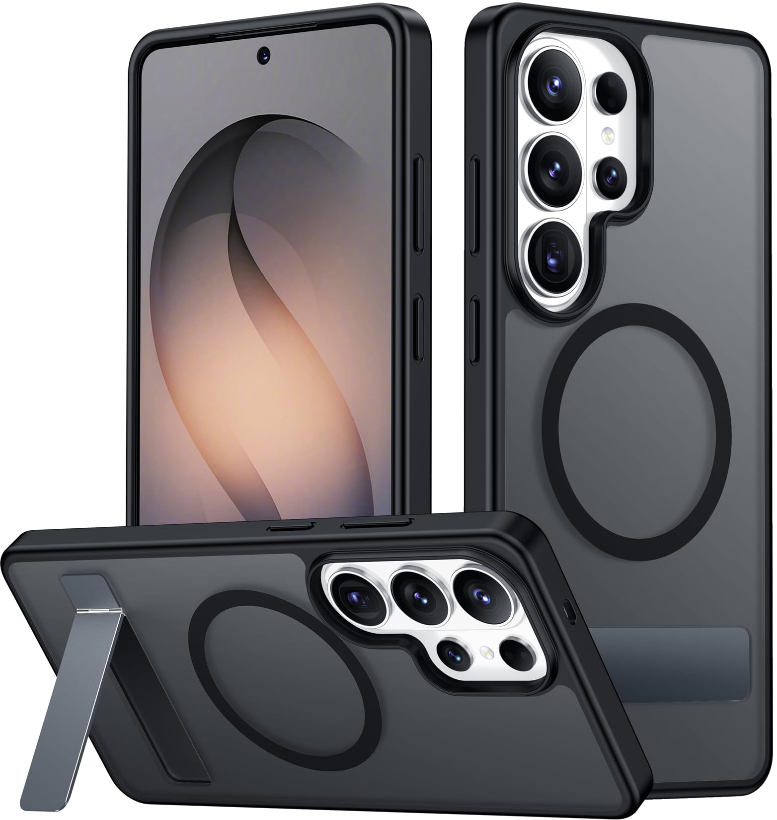 SPIDERCASE for Samsung Galaxy S26 Ultra Case,Built-in Stand,Black