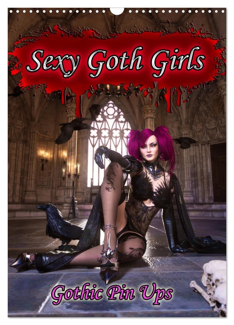 Calendar 2027 · Sexy Goth Girls - Gothic Pin Ups
