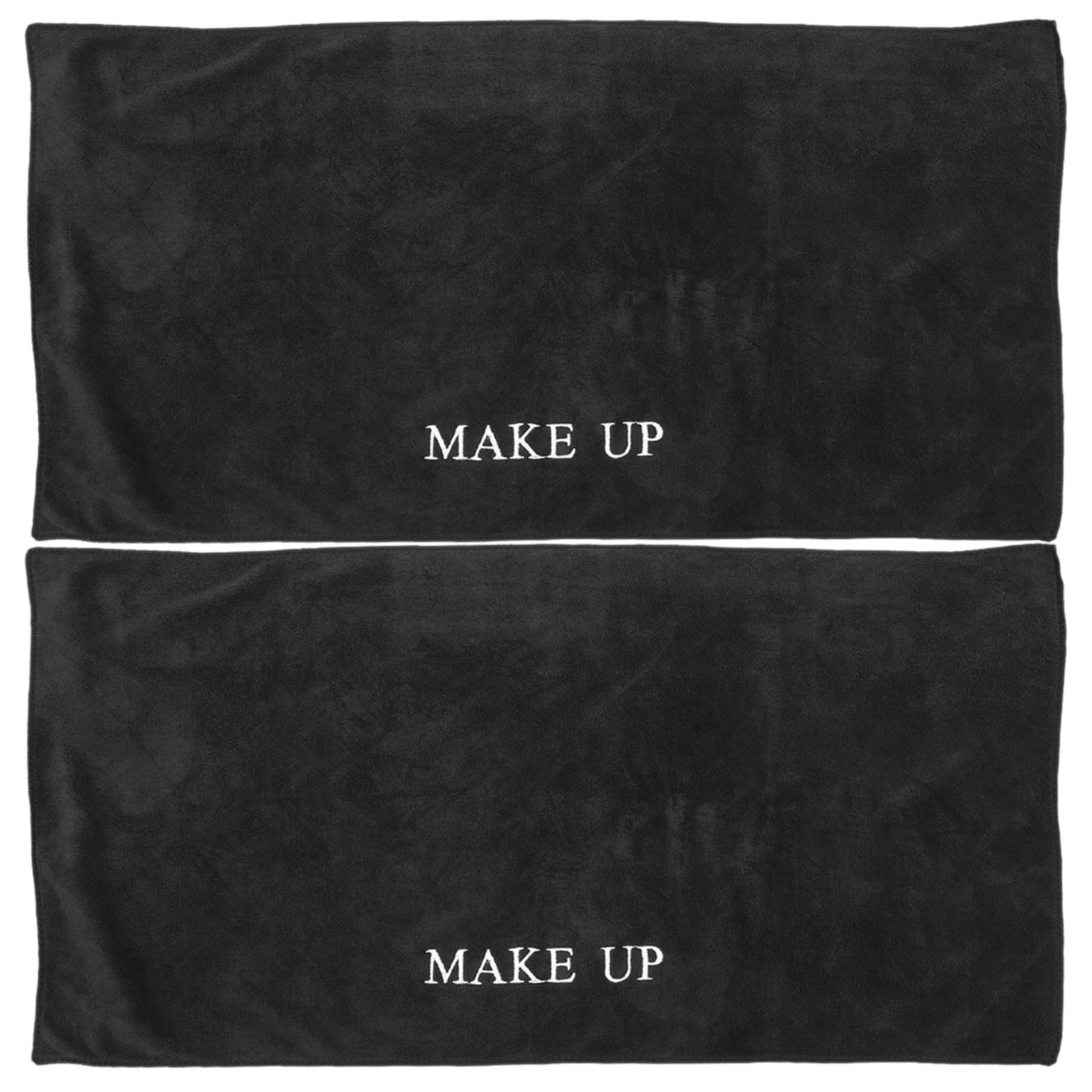 Amosfun Tappetino per Trucco Elegante e Funzionale Resistente a Polvere e Sporco Nero Confezione 2 Pezzi, per Studio e Setup Fotografico