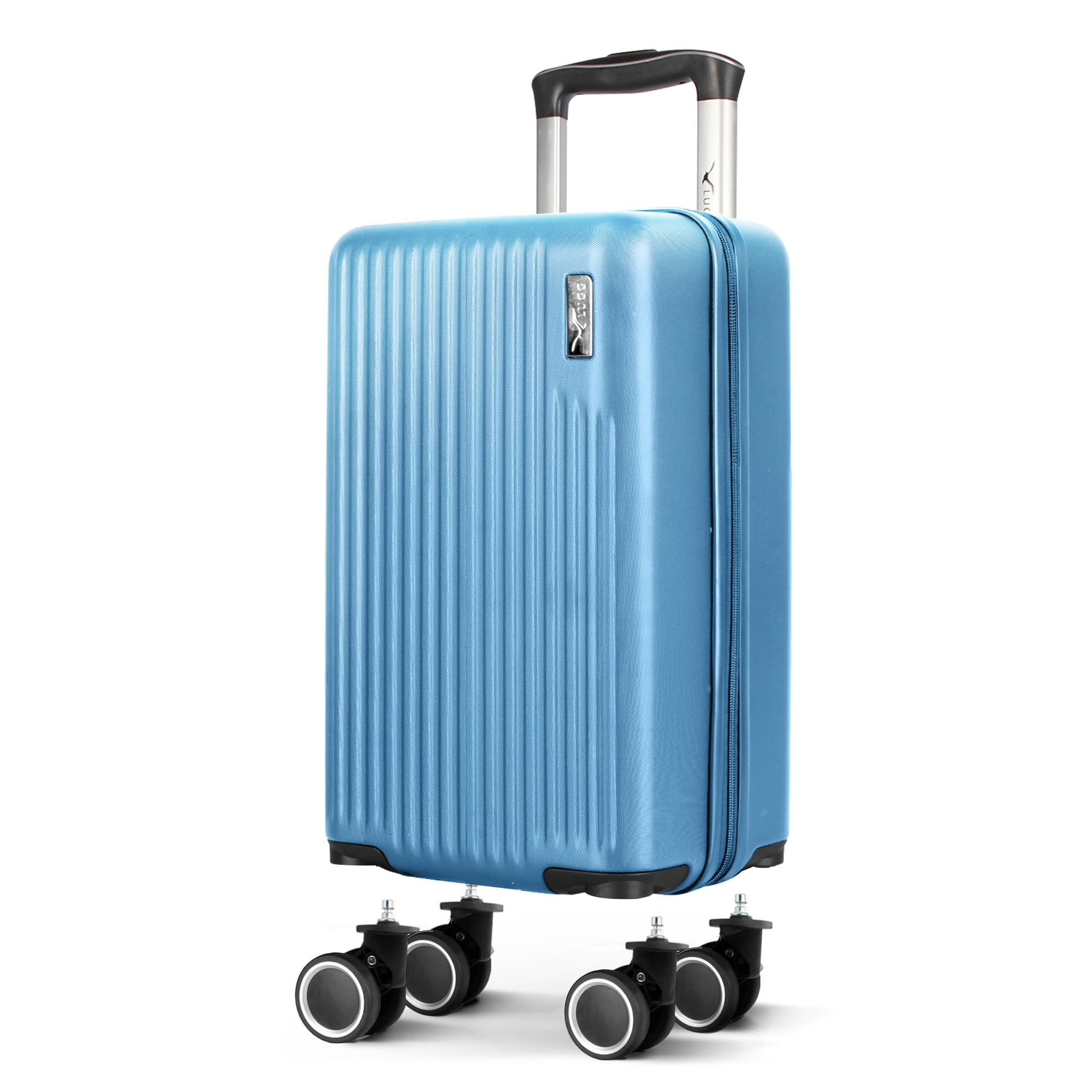 LUGG 20inch Vacay Suitcase ABS Luggage with TSA Indent Lock, Aluminium Trolley Handle, 360° Spinner Wheels, Water-Resistant & Durable Material - Airline Compatible (55 x 23 x 35cm) — view 50