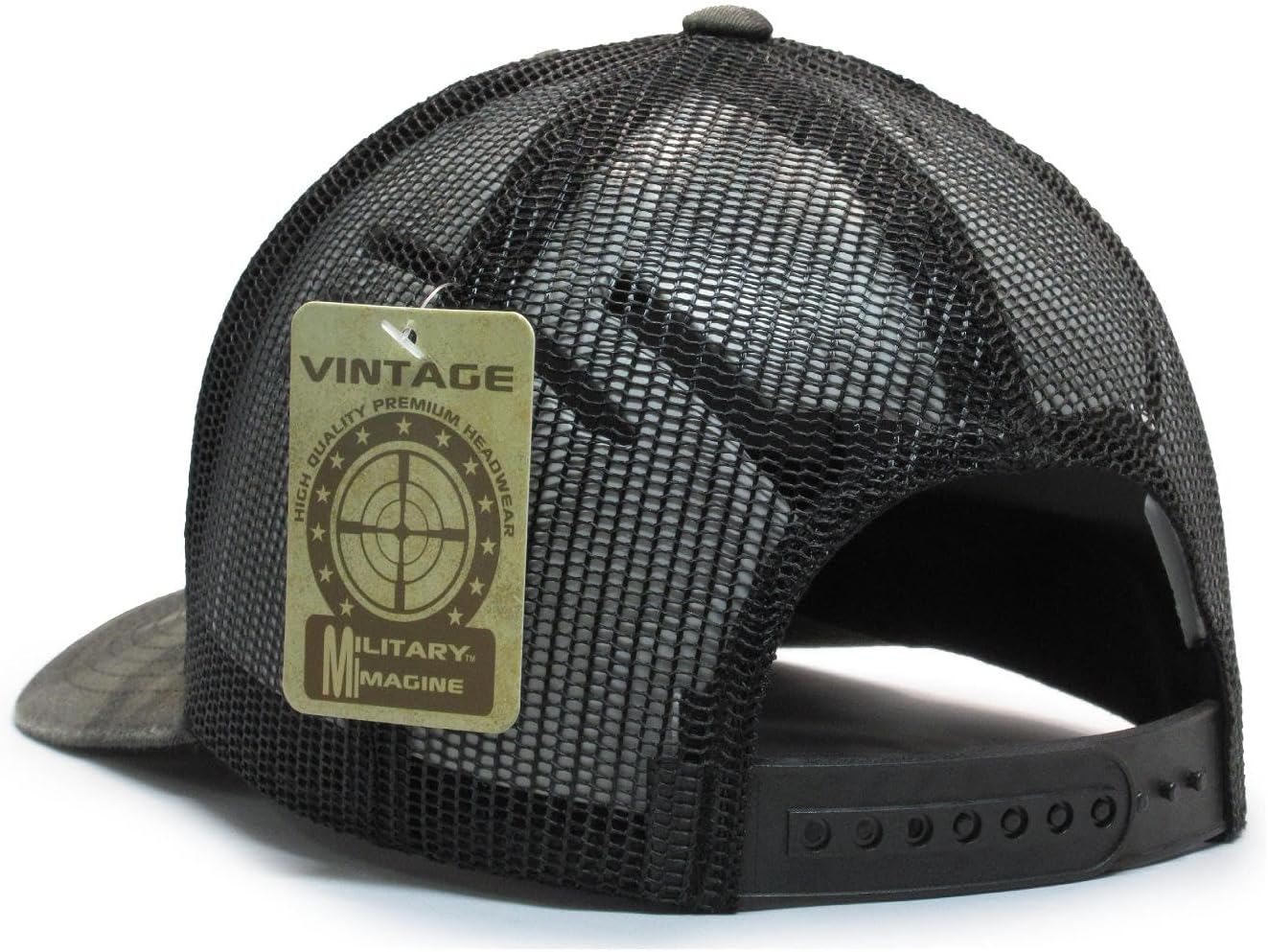 1776 Betsy Ross 13 Colonies 2A Multicam/Gray hat Cap Trucker Mesh Snapback - Image 5