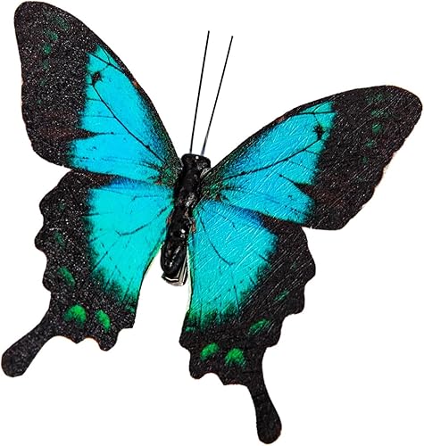 Miniatura 5 de Juego de 12 mariposas decorativas de mariposa para manualidades, arreglos de centros florales para mesa de mariposas, decoraciones de día festivo Un