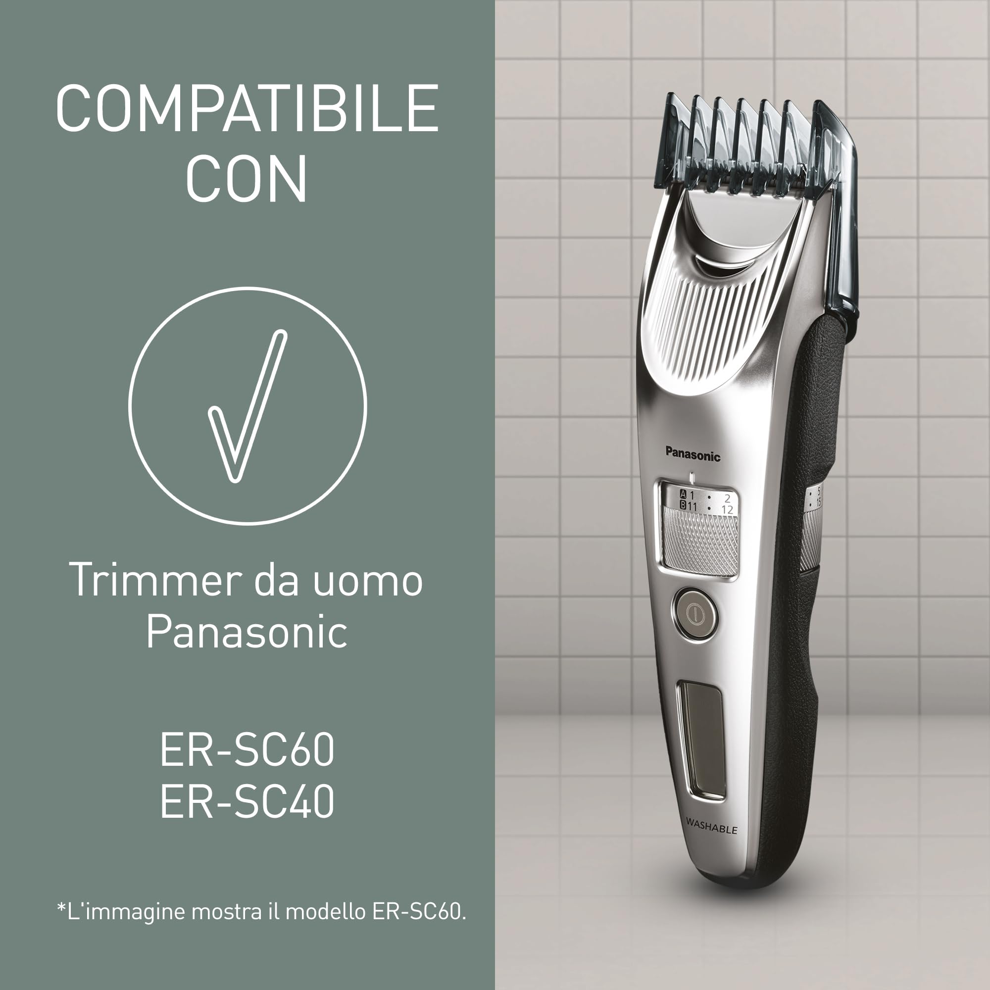 Panasonic wer9521y1361 pettine per macchinetta Serie er-sc40 o er-sc60