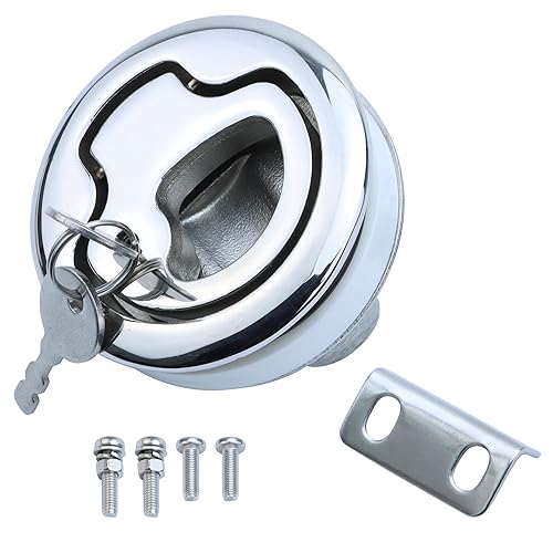 Boat Slam Latch 2" Deck Hatch Latch with Lift Handle