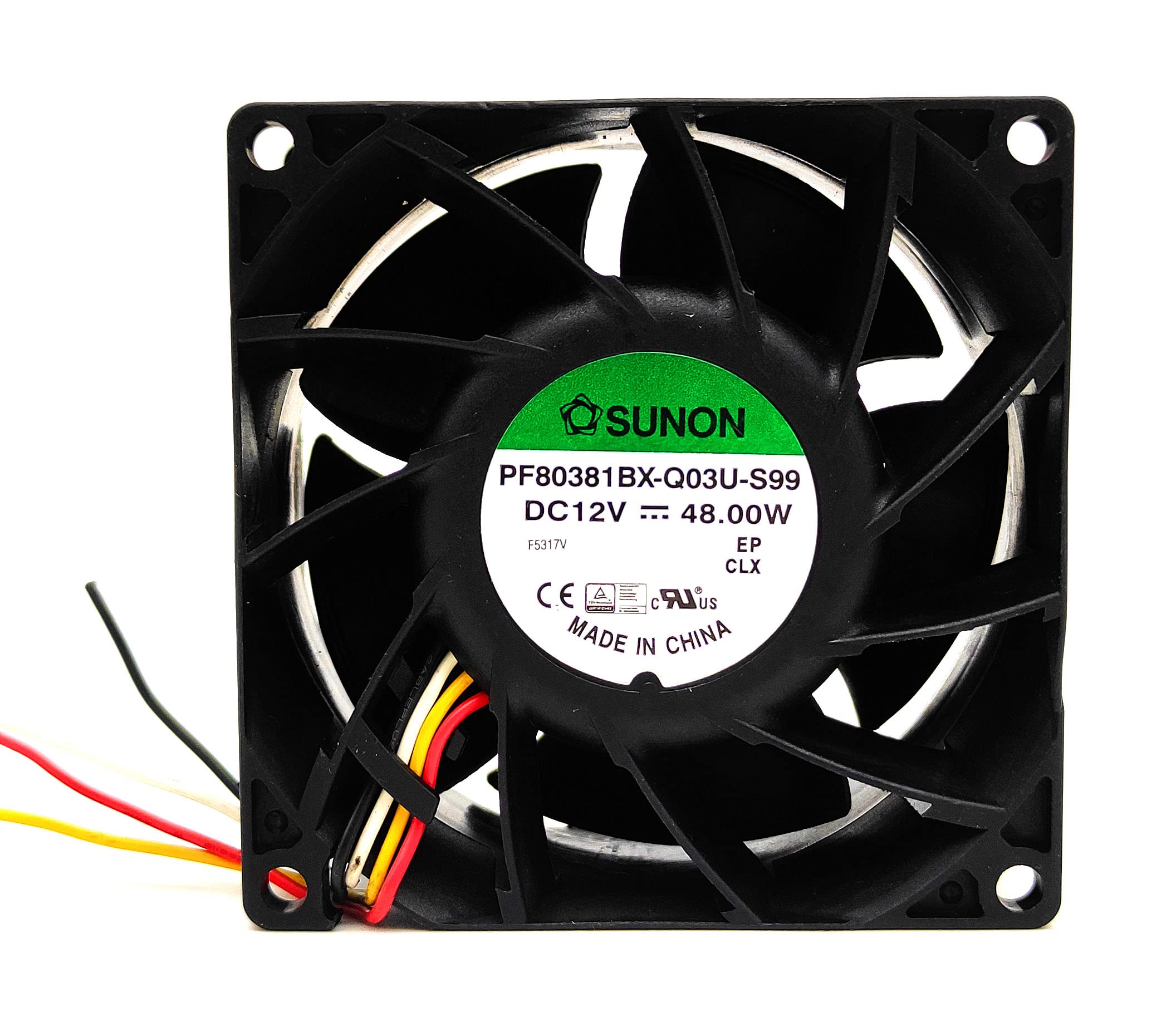 PGSA2Z® PF80381BX-Q03U-S99 Size 80X80X38mm DC12V 48.00W 14000RPM Brushless Air Cooling Fan (B0BDF4JTTD) Amazon Price History, Amazon Price Tracker