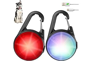High Capacity Collar Lights for Safe Walking and Exploration