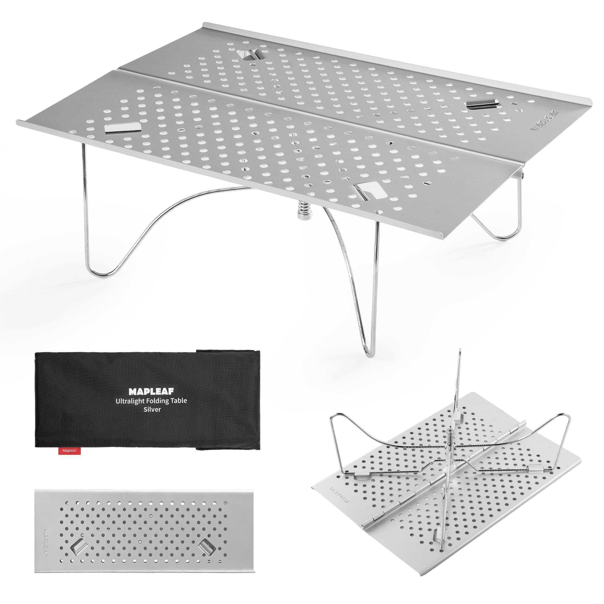 Amazon.co.jp: Mapleaf アウトドアテーブル 超軽量 アルミ 折り畳み