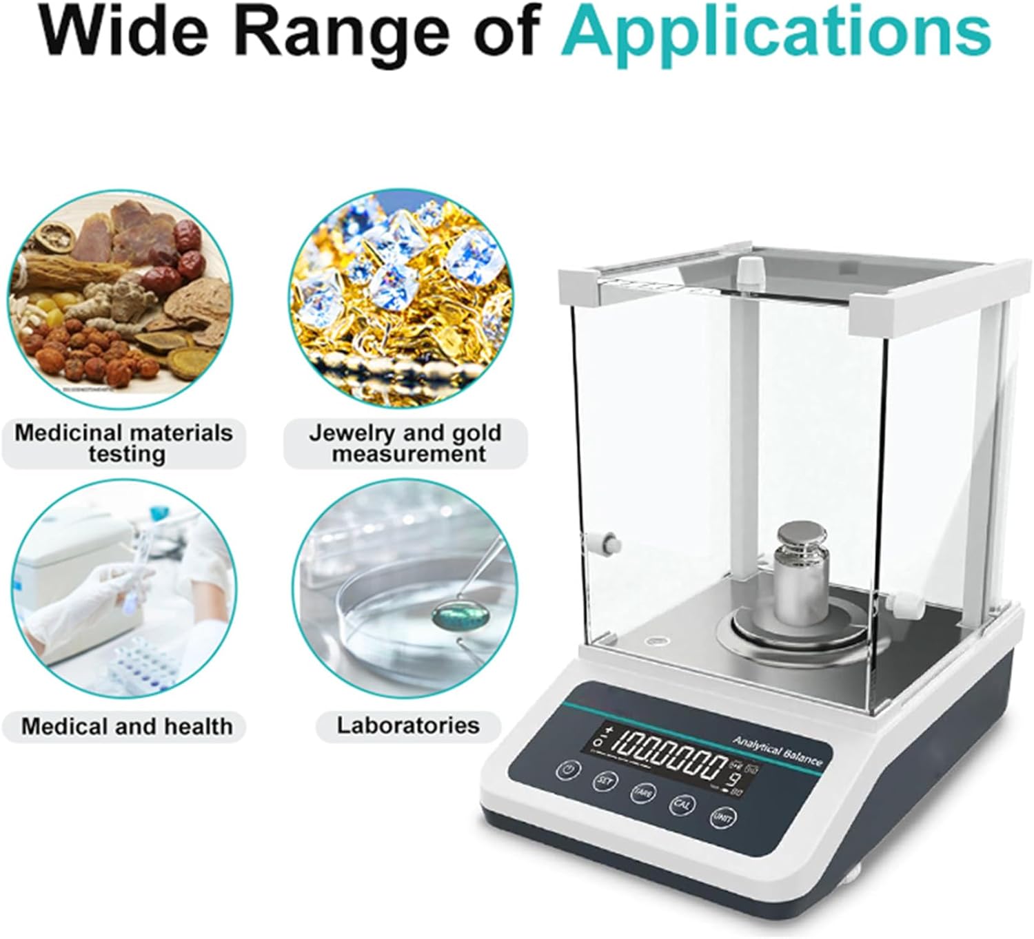 デジタル分析天秤、ラボ用精密天秤スケール、自動内部校正、研究室、ジュエリー用（220g） Amazon.co.jp: UXILAII デジタルはかり  精密スケール 0.001g dwt gn 単位 PSE 電源 デジタル 精密分析天びん 1mg 計量器 電子天秤 電子はかり 精密はかり 学校 宝石店  上皿天秤 ...