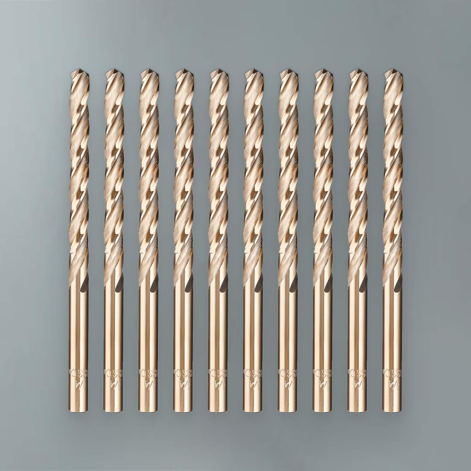 Lichamp 10 brocas de cobalto de 0,63 cm.