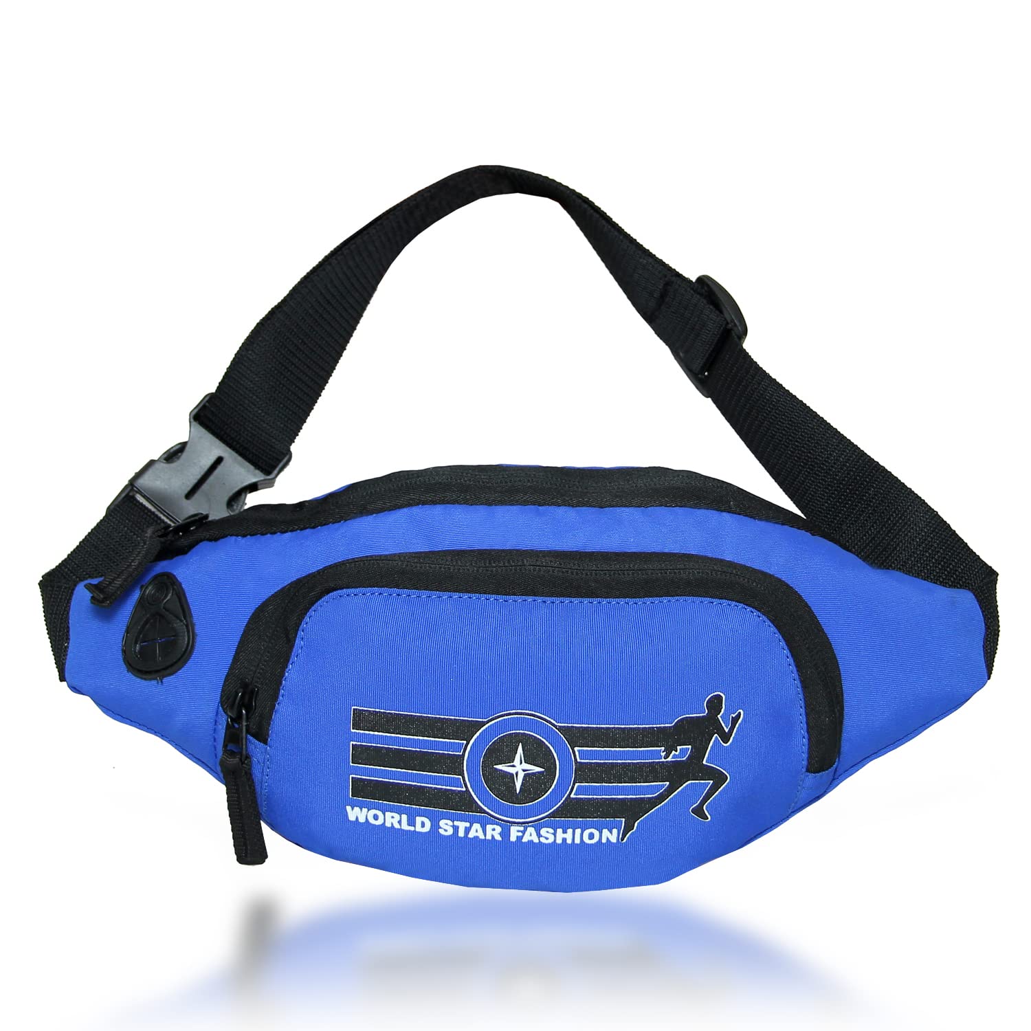 Waist Bag for Men & Women, Slim Fanny Pack Casual Sling Shoulder Chest Pack with Adjustable Strap for Walking, Cycling, Running, Hiking Hold Phones, Keys, Cards (Blue) (B09QG3482N) Amazon Price History, Amazon Price Tracker