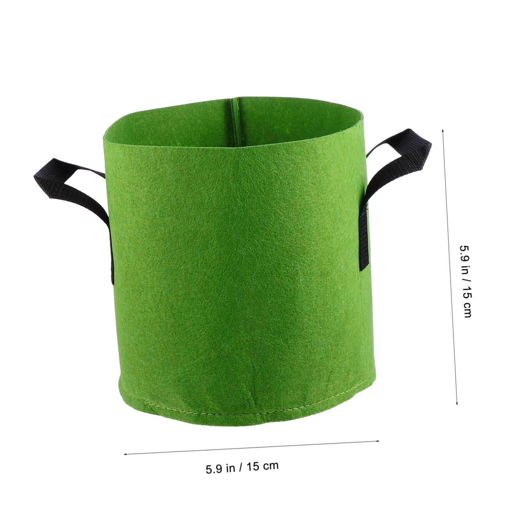 UKCOCO 2 Series Bolsa De Plantación De No Tejida Gruesa Y Transpirable para Jardín Bolsa para Almacenamiento De Plantas Y Exterior 4 Piezas*2