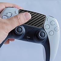 Vista 4 de HOTLINEGAMES - Protector de panel táctil compatible con controlador de PS5, textura mejorada compatible con PlayStation 5 Dualsense, precortado