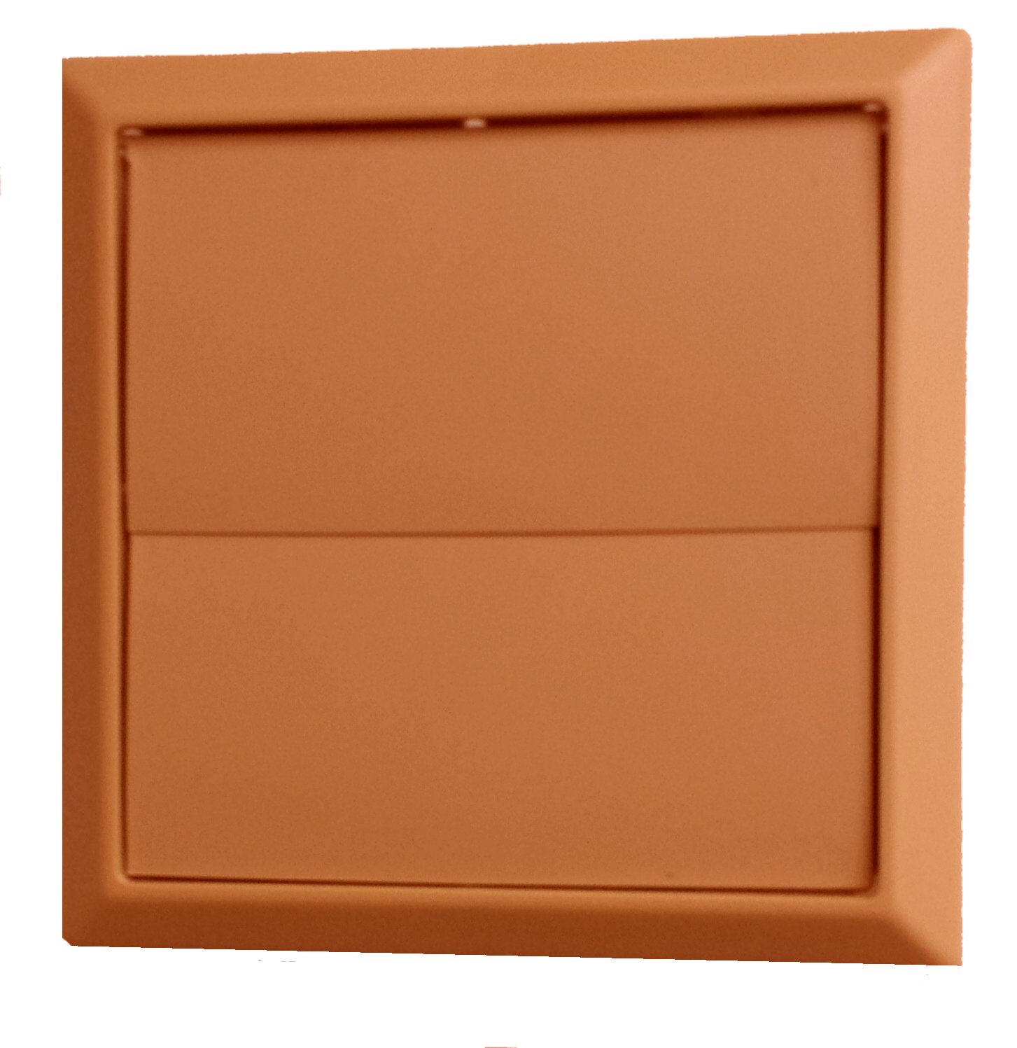 Domus Terracotta 100Mm (4") Gravity Flaps Outlet Vent - External Wall Duct Terminal (Terracotta)