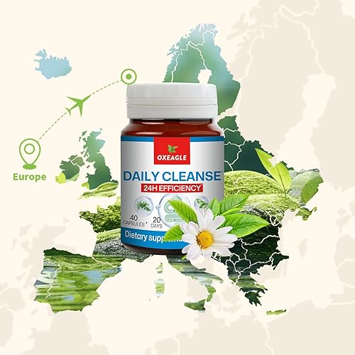 Miniatura 6 de Desintoxicación de limpieza intestinal para mujeres, limpieza de colon y suplementos herbales suaves para hombres, alimentado con hojas de senna