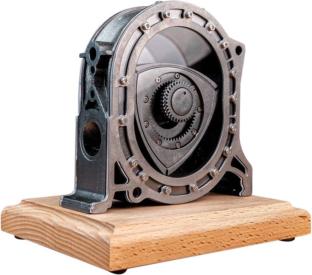 4-Stroke Wankel Rotary Engine Model Metal Functional Mechanical Assembly Kit, Build Your Own Engine Display, Educational Engineering for STEM Physics Science Enthusiasts