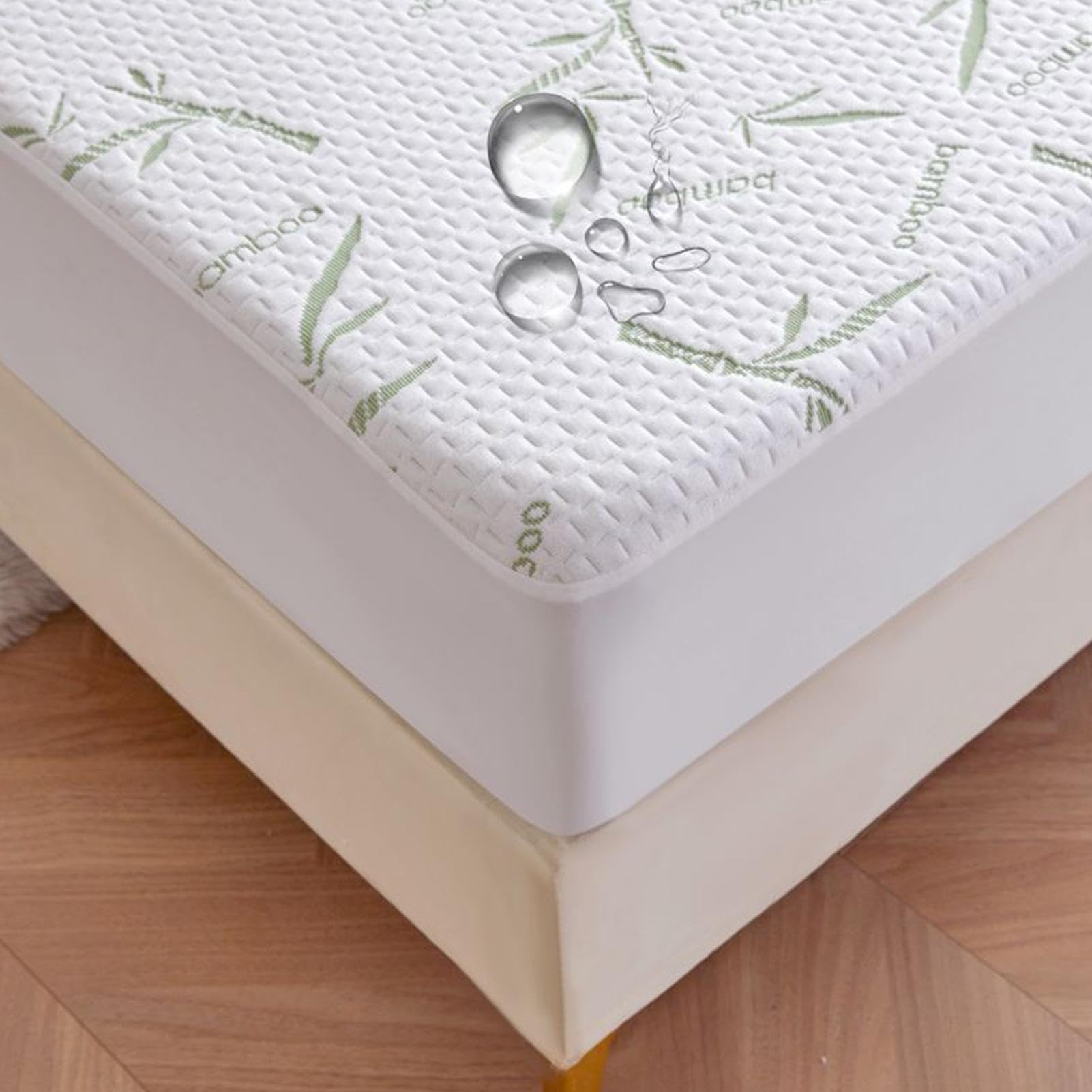 Cubrecolchón Ropa De Cama Antifugas Y Suave Con La Piel