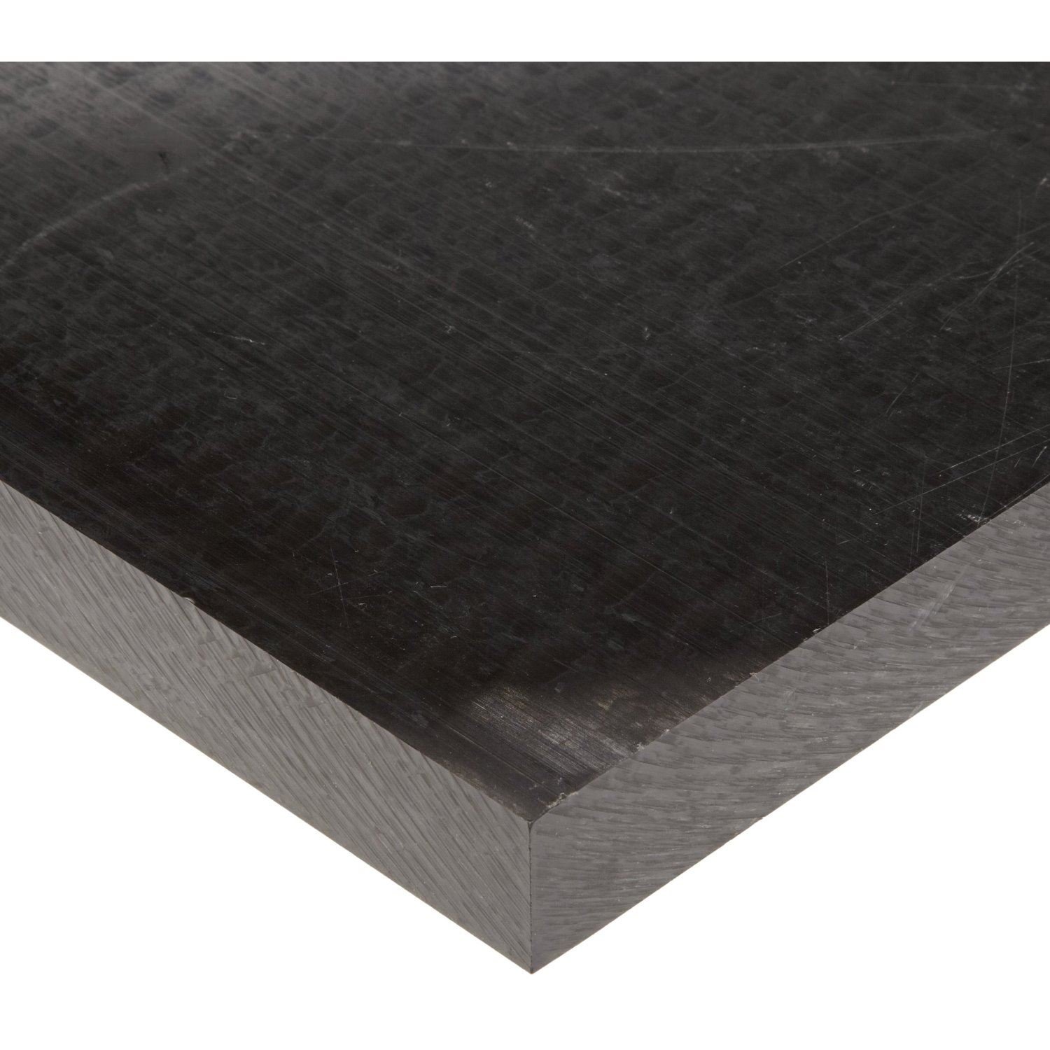 Acetal Copolymer Sheet (Extruded) - Black - 12" x 24" x 3/8" Thick (Nominal)
