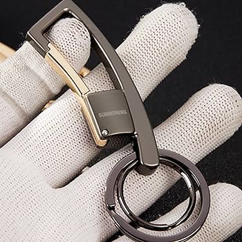 Amazon | ZooooM ウエーブ カラビナ エレガント キーホルダー